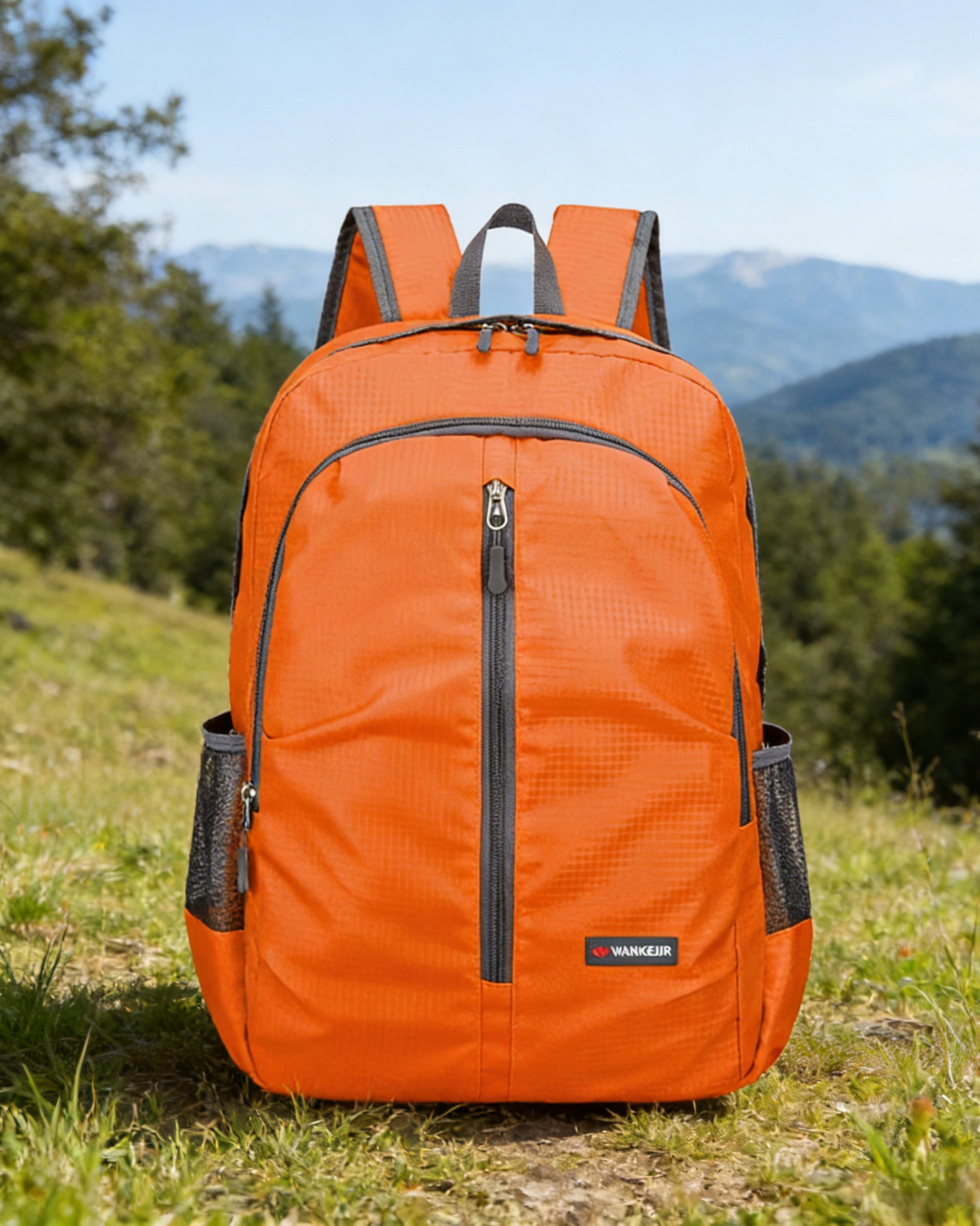 Casual Solid Color Outdoor Cycling Hiking Backpack
