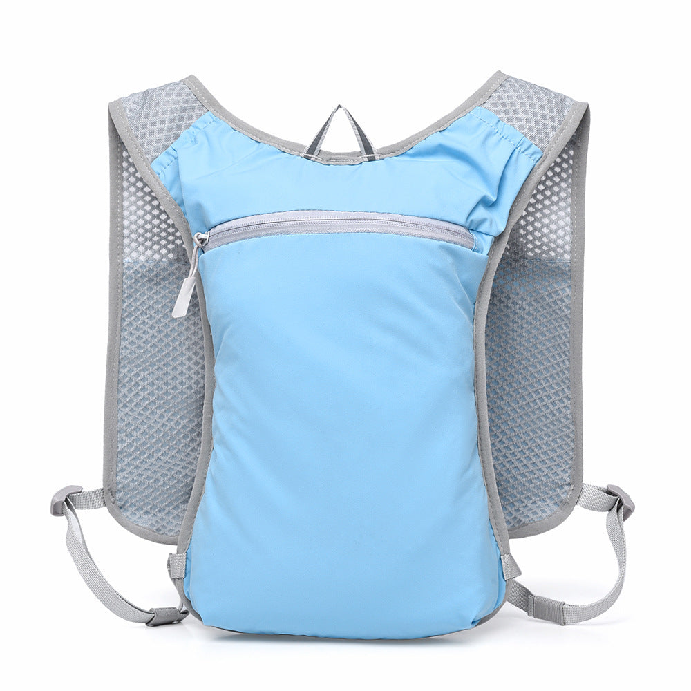 Simple Solid Color Quick Dry Cycling Hydration Vest Backpack