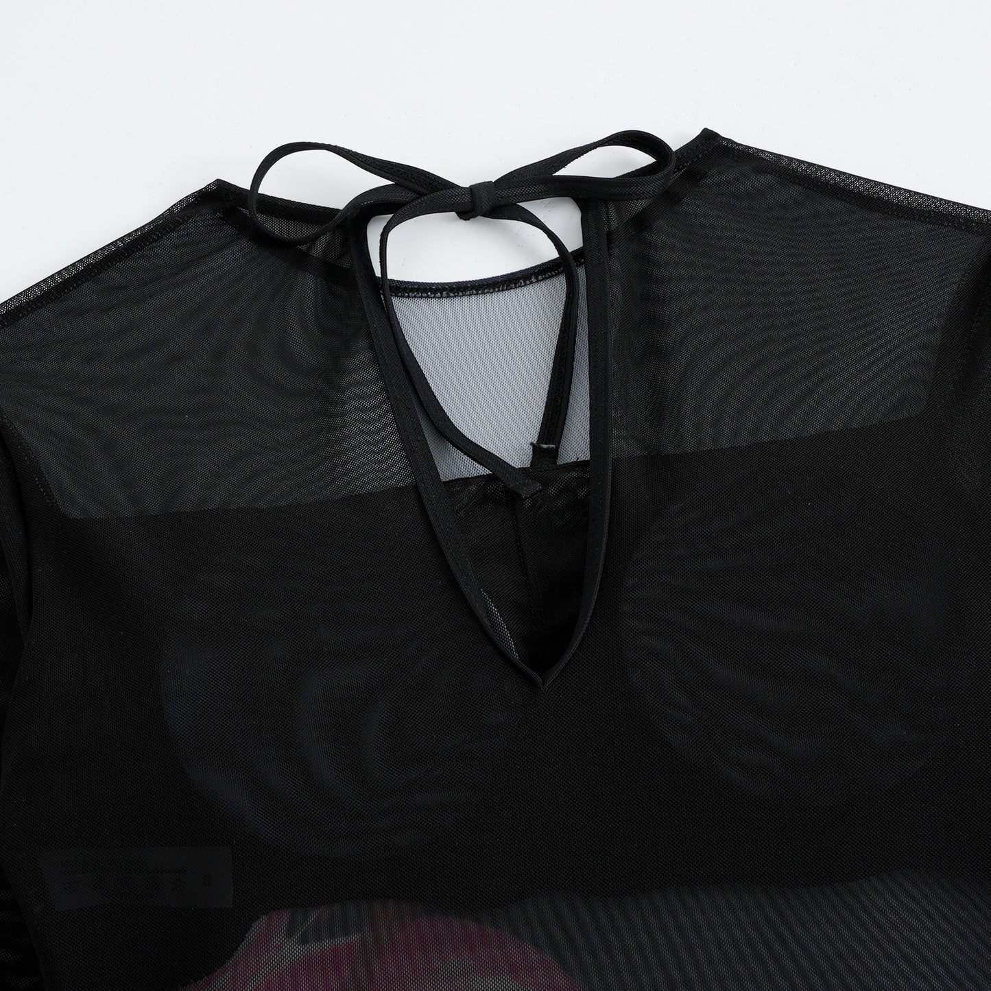 Vivid Lily Floral Long-sleeve One-Piece Sheer mesh Surf Rashguard