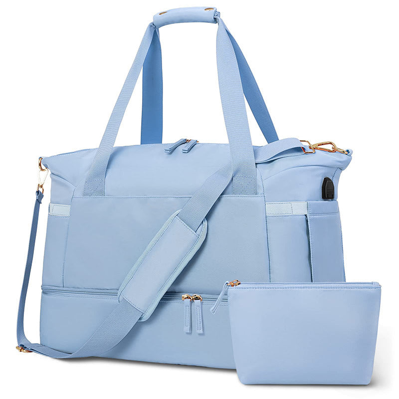 Large Capacity Gym Bag with Wet and Dry Separation