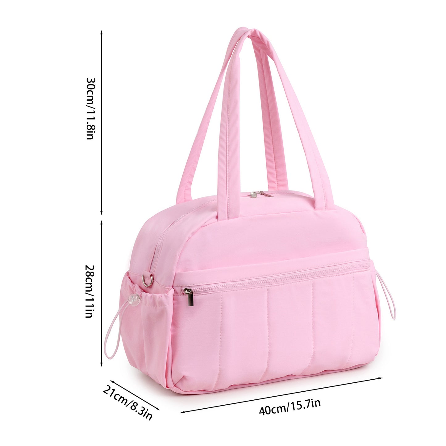 Gym Duffle Bag for Women with Wet Pocket, Weekender Duffel bag