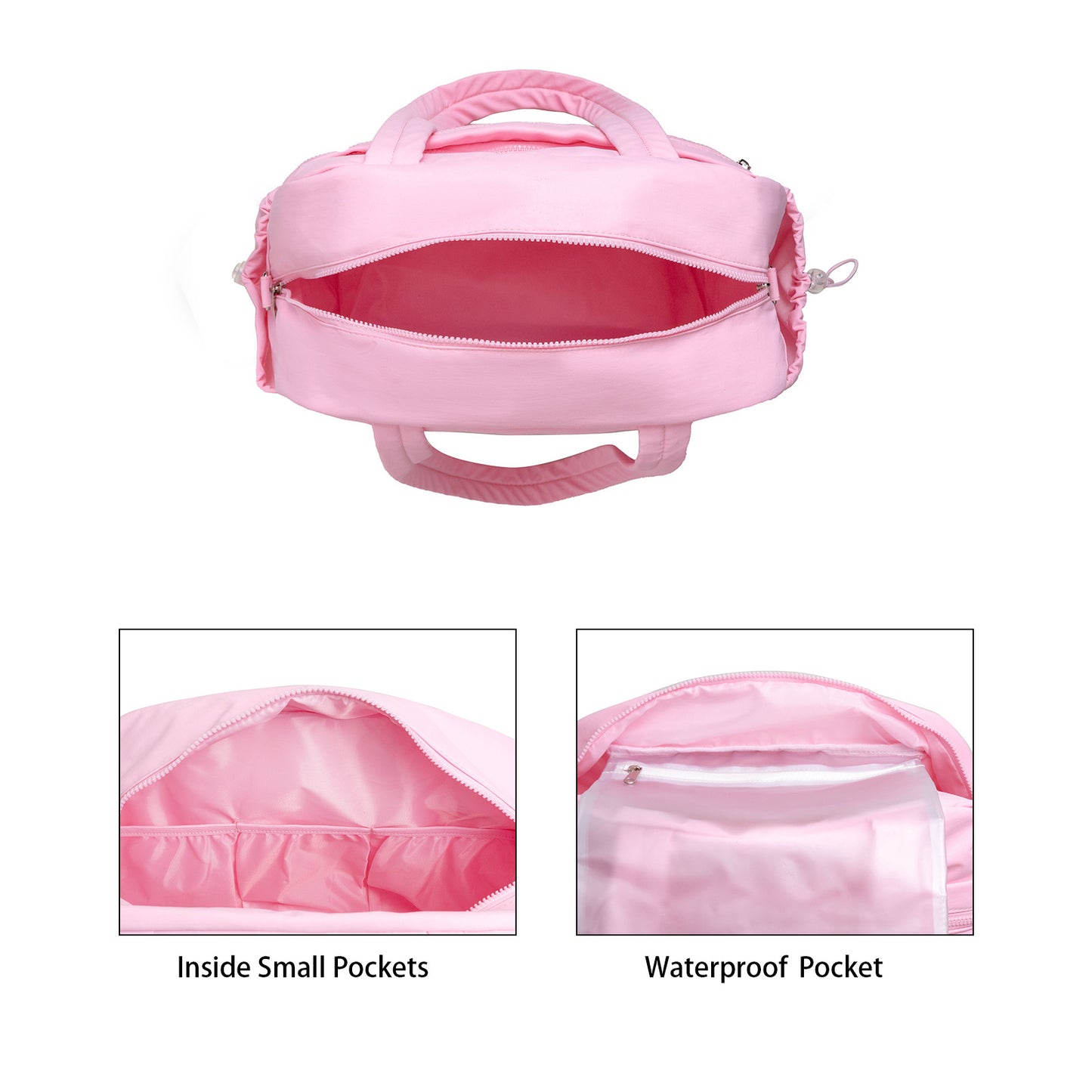 Gym Duffle Bag for Women with Wet Pocket, Weekender Duffel bag