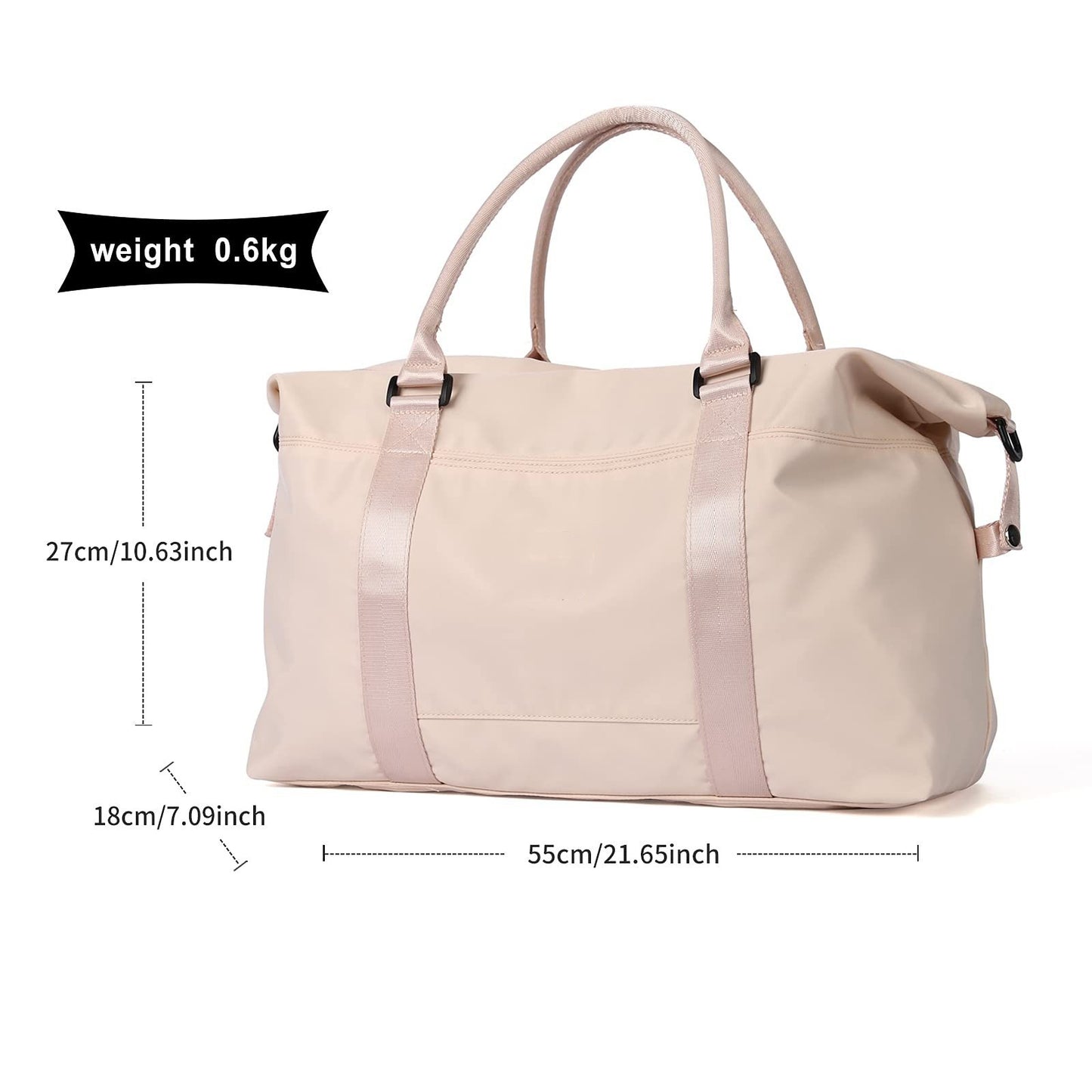 Travel Portable Sports Gym Bag, Weekend Overnight Bag
