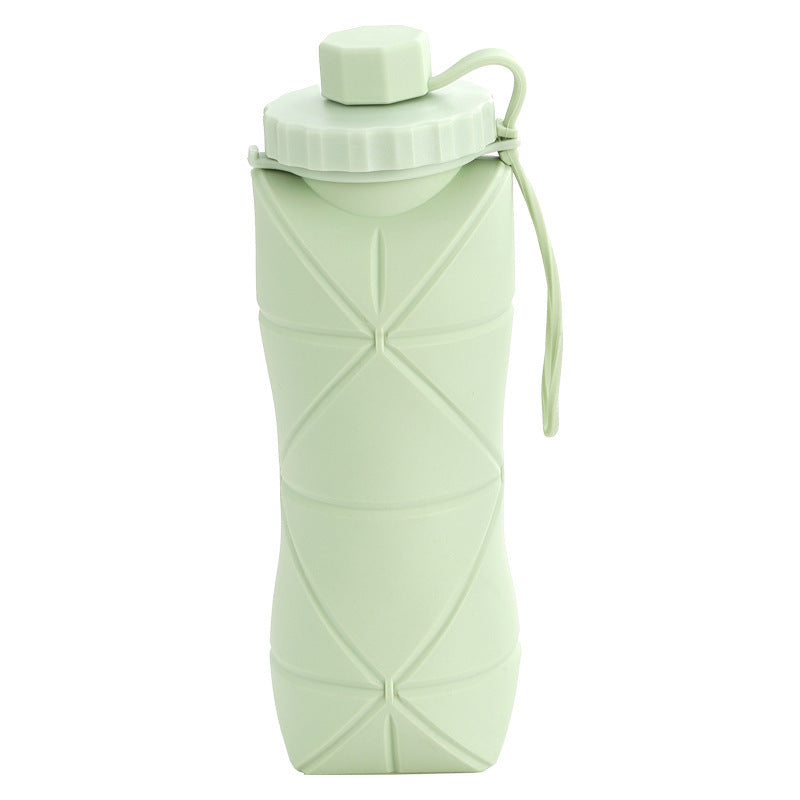 Silicone Foldable Expandable Outdoor Sports Water Bottle