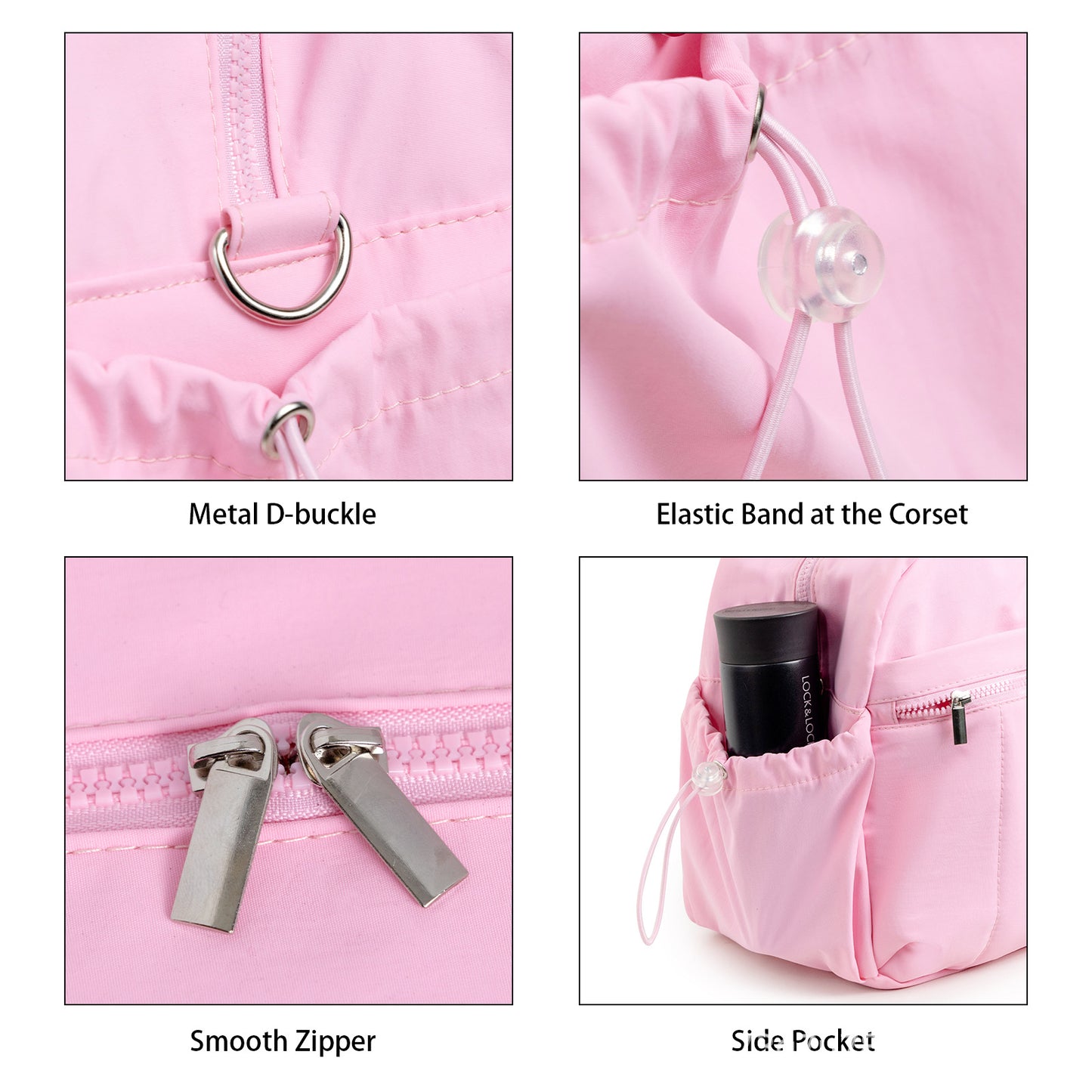 Gym Duffle Bag for Women with Wet Pocket, Weekender Duffel bag