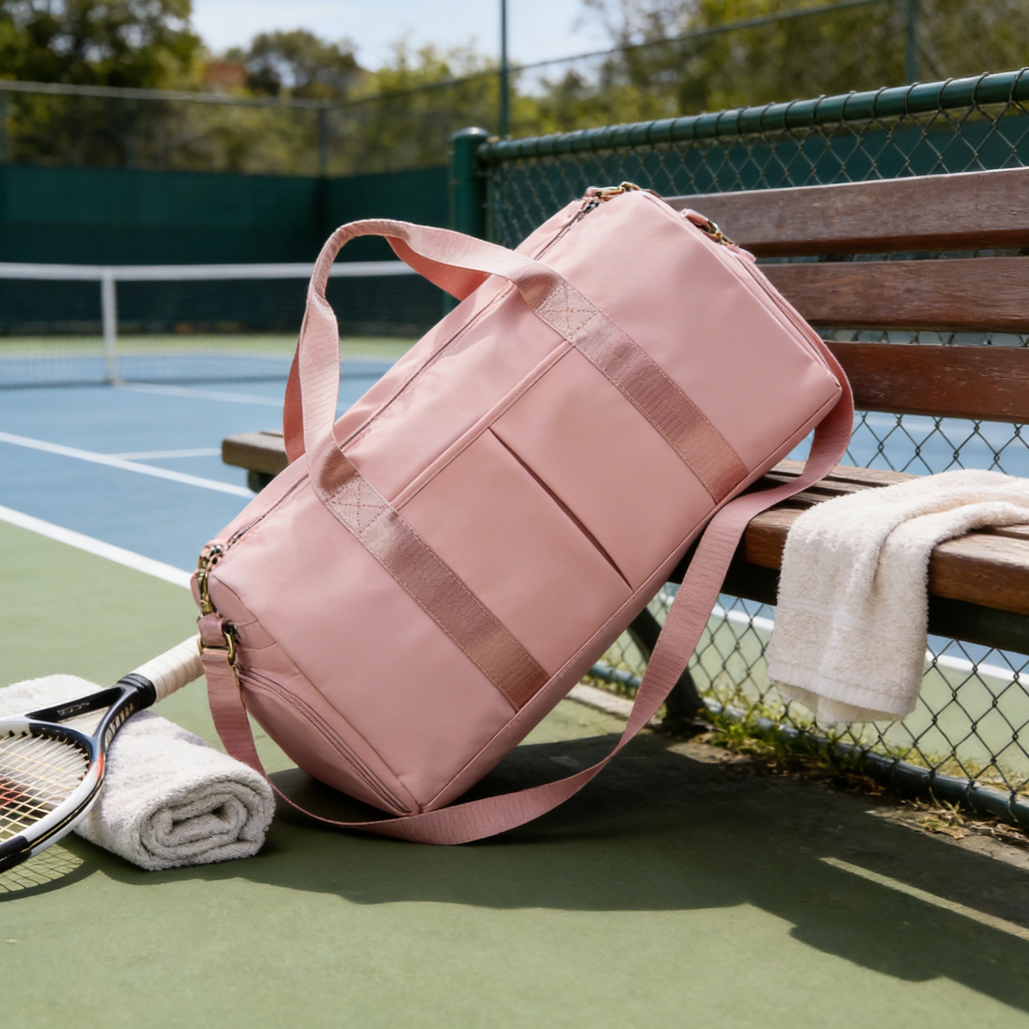 Yoga Fitness Sports Bag With Wet And Dry Separation