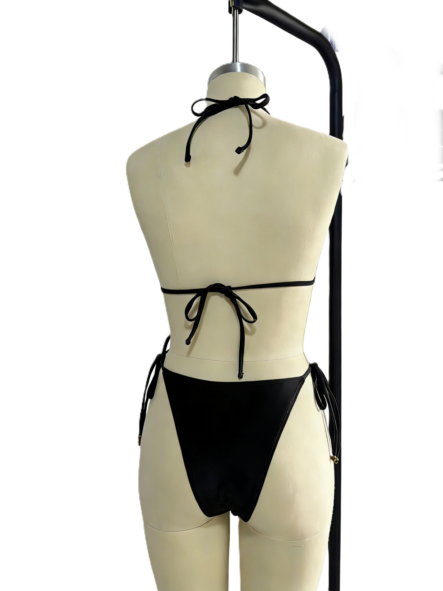 Minimalist Beaded Tie Bikini Sexy Two-Piece Swimsuit