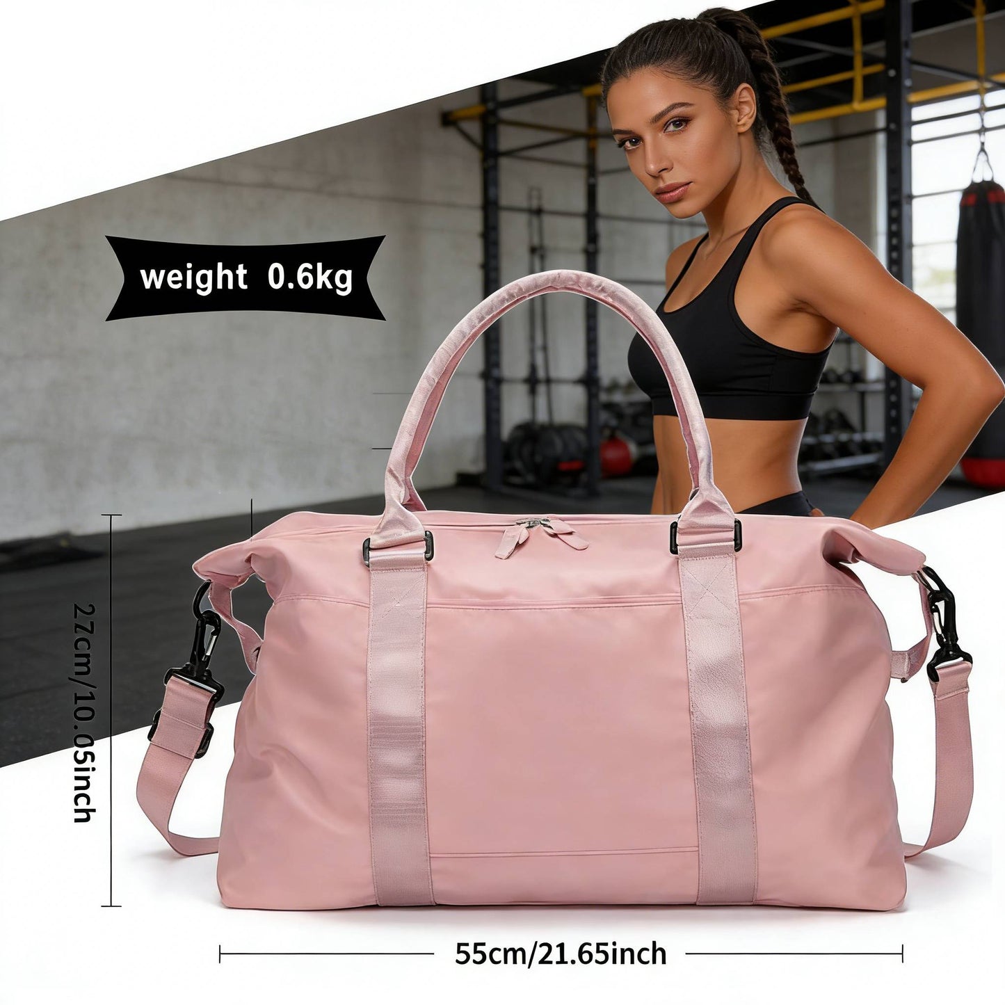 Travel Duffle Gym Bag Wear-resistant and waterproof