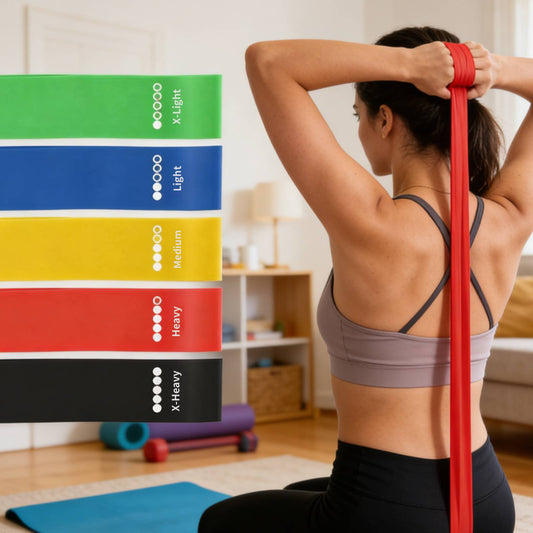 Stretch Resistance Loop Non-Slip with Portable bag & instruction