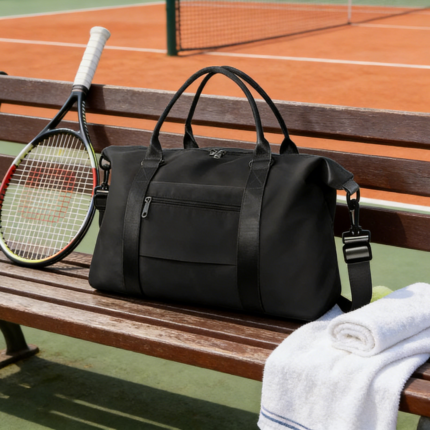 Travel Portable Sports Gym Bag, Weekend Overnight Bag