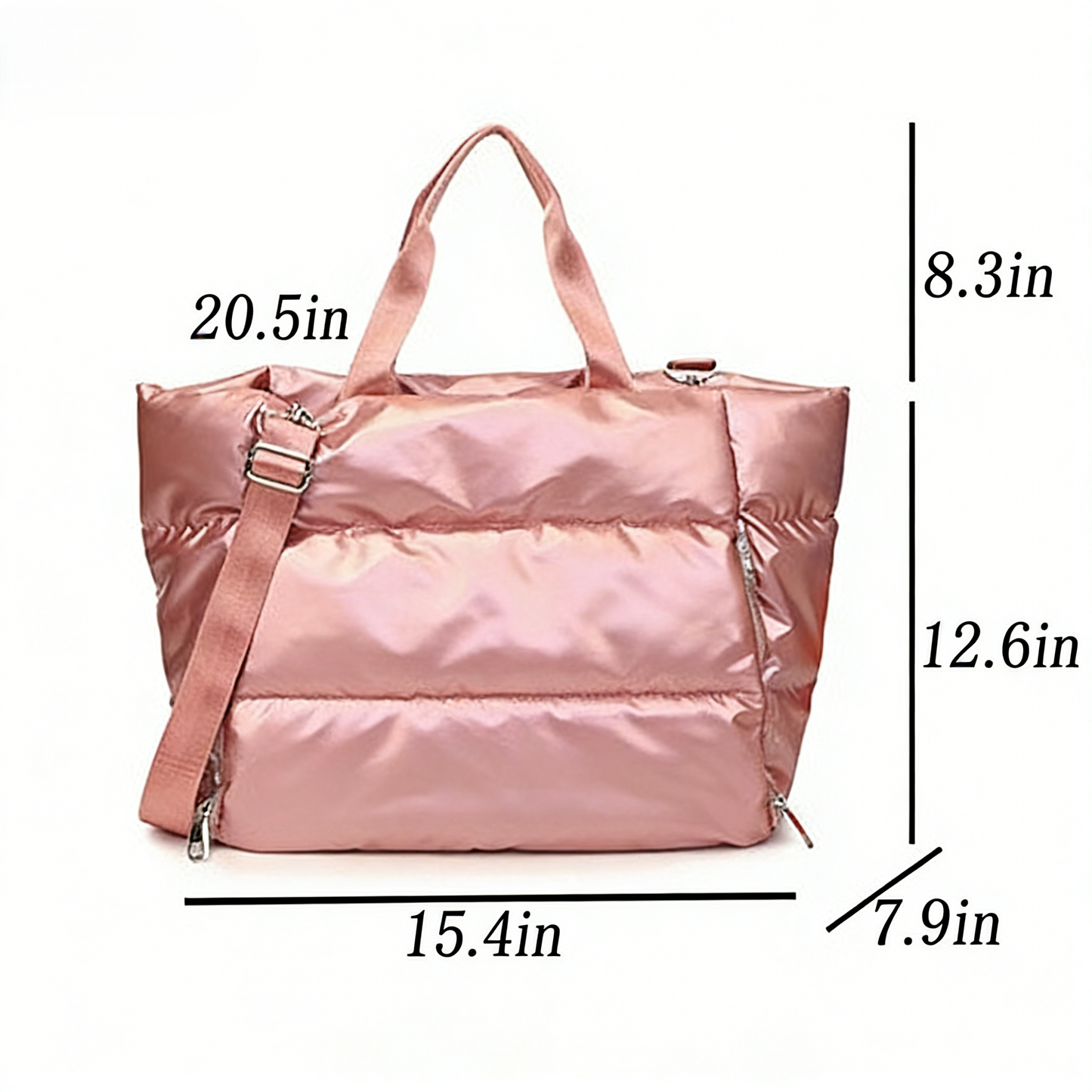 Travel Fitness Bag With Large Capacity, Wet & Dry Separation