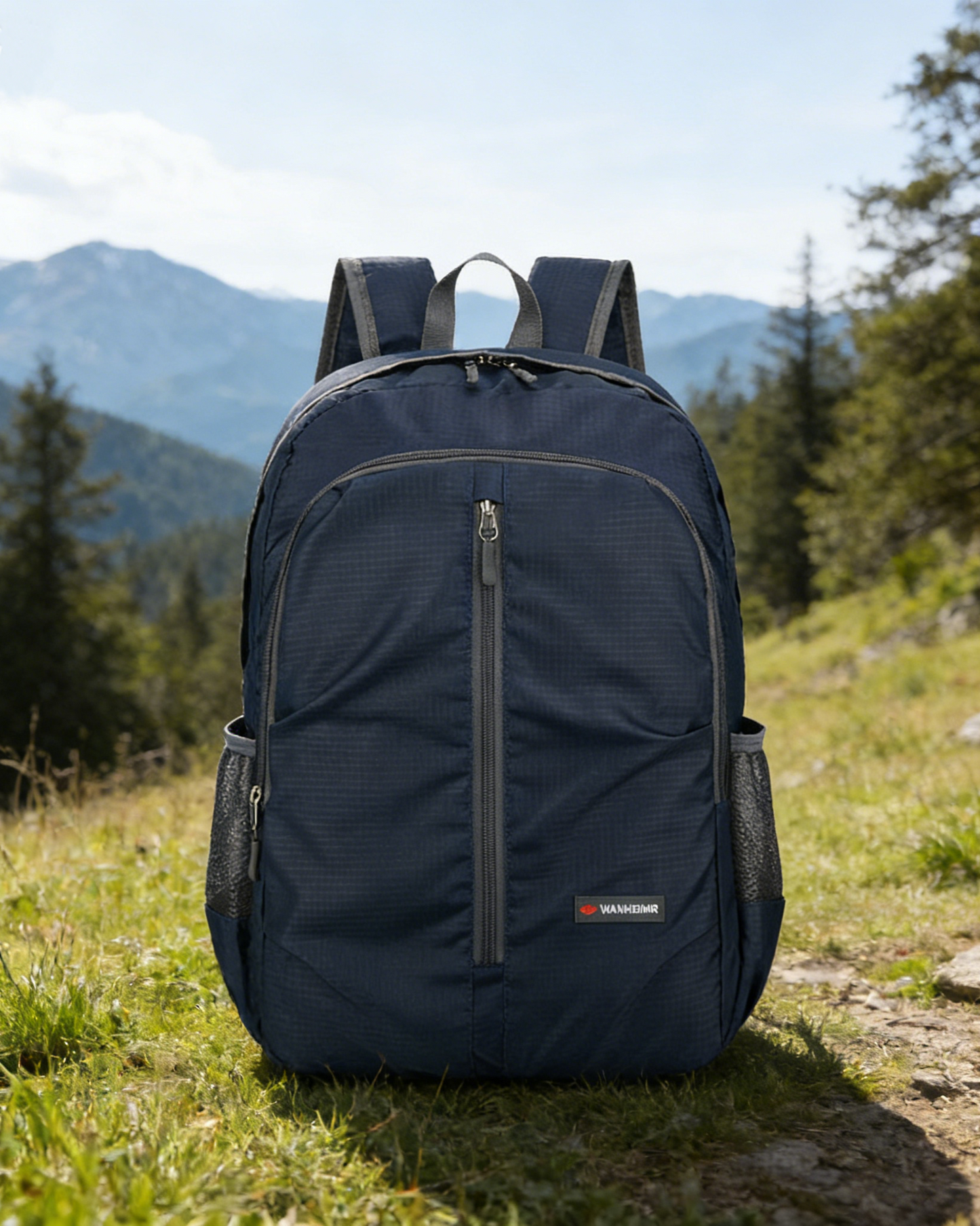 Casual Solid Color Outdoor Cycling Hiking Backpack