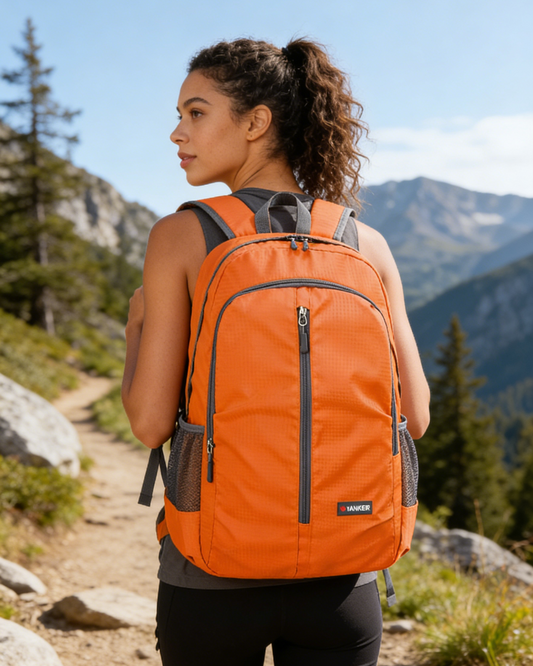 Casual Solid Color Outdoor Cycling Hiking Backpack