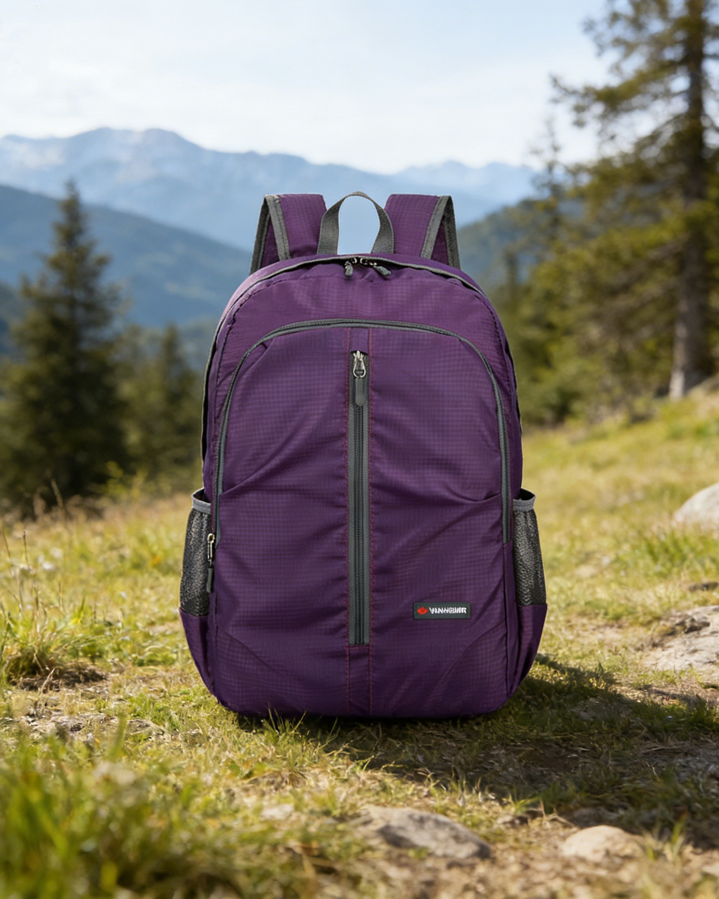Casual Solid Color Outdoor Cycling Hiking Backpack