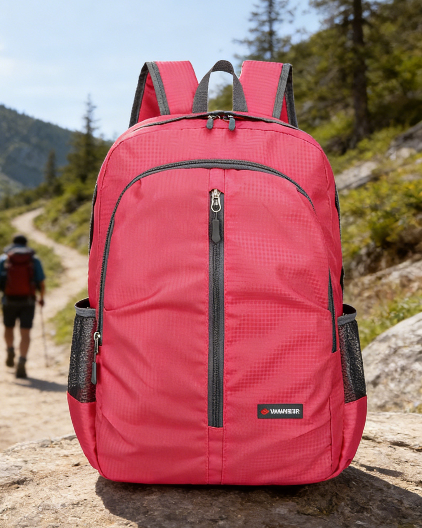 Casual Solid Color Outdoor Cycling Hiking Backpack