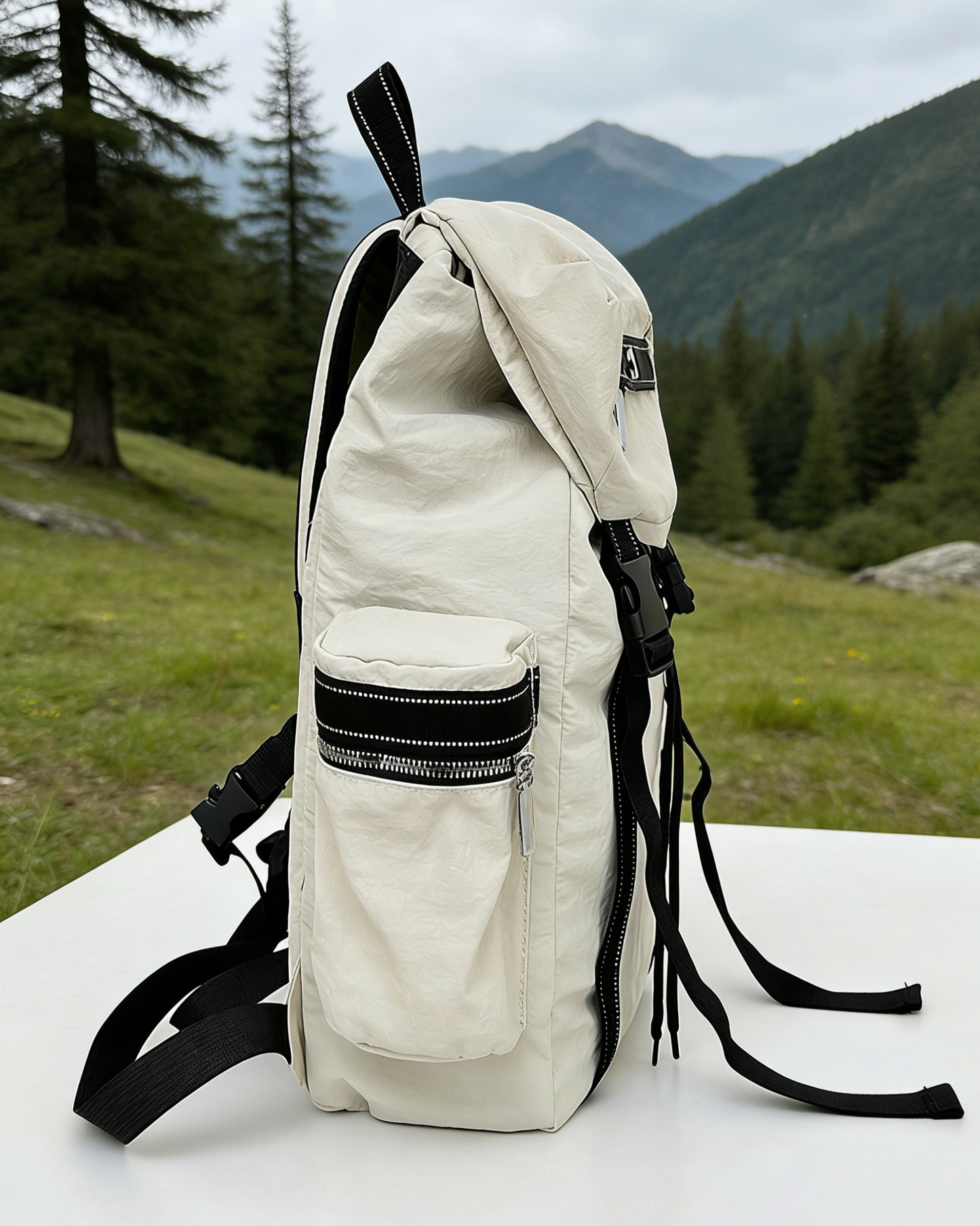 Fashion Color Block Large Capacity Outdoor Hiking Backpack