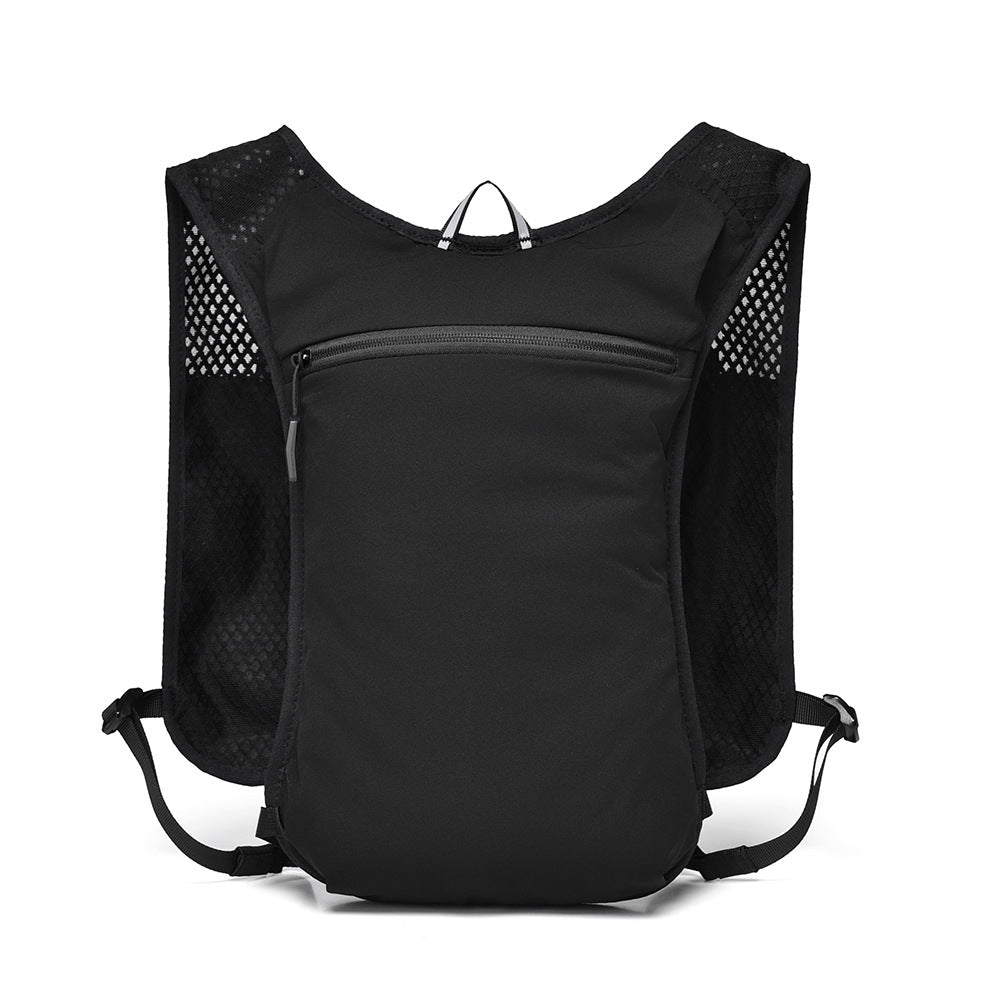 Simple Solid Color Quick Dry Cycling Hydration Vest Backpack