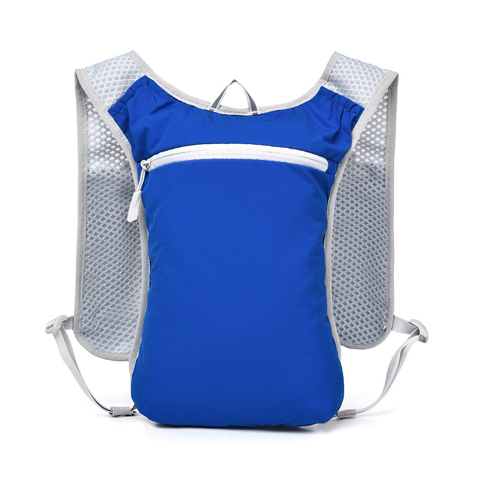 Simple Solid Color Quick Dry Cycling Hydration Vest Backpack