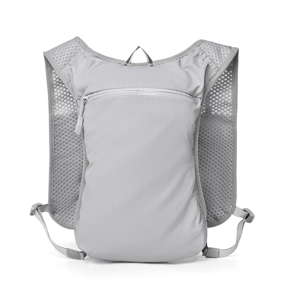 Simple Solid Color Quick Dry Cycling Hydration Vest Backpack