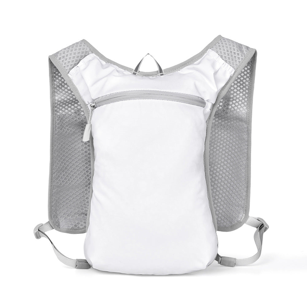 Simple Solid Color Quick Dry Cycling Hydration Vest Backpack