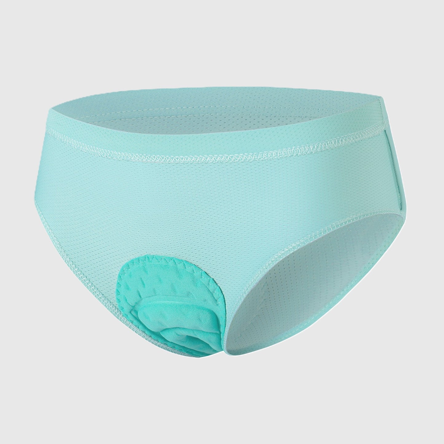 Athletic Solid Color Breathable Shockproof Cycling Briefs