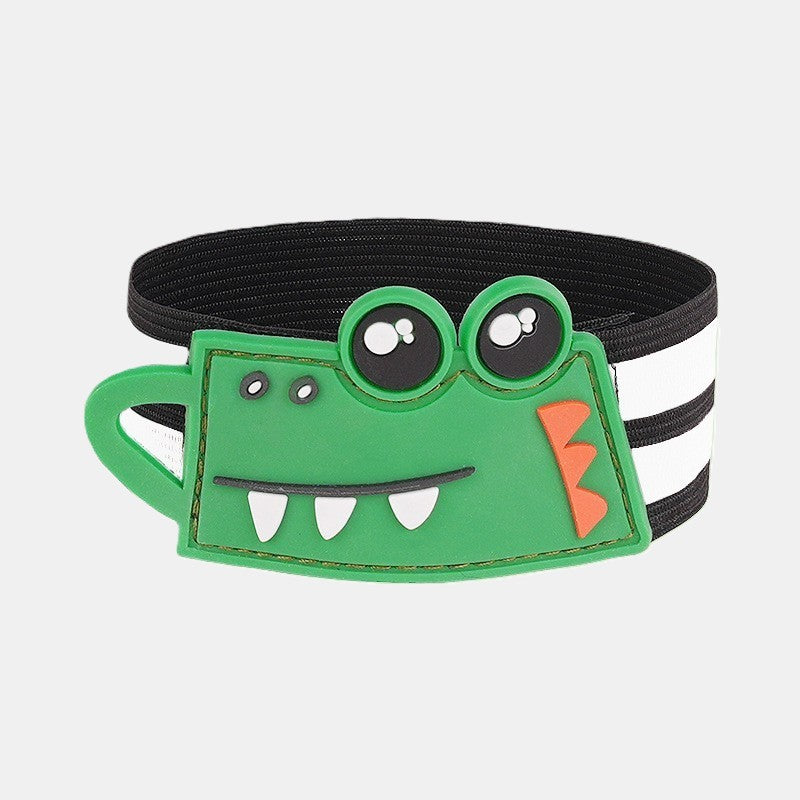 Casual Cartoon Crocodile Cycling Ankle Straps
