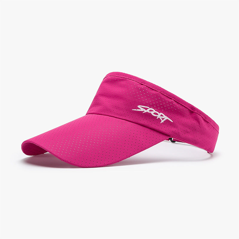 Casual Solid Color Outdoor Cycling Hiking Sun Visor Hat