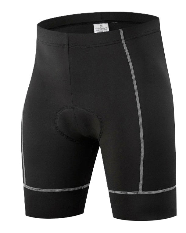 Sporty Cycling Shorts with Built-in Shock-Absorbing Pad