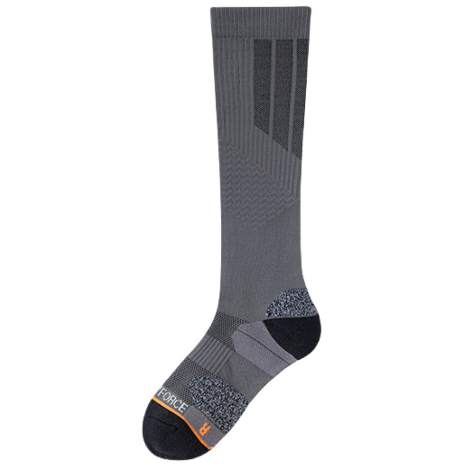 Sports Color Block Anti-Slip Long Cycling Socks
