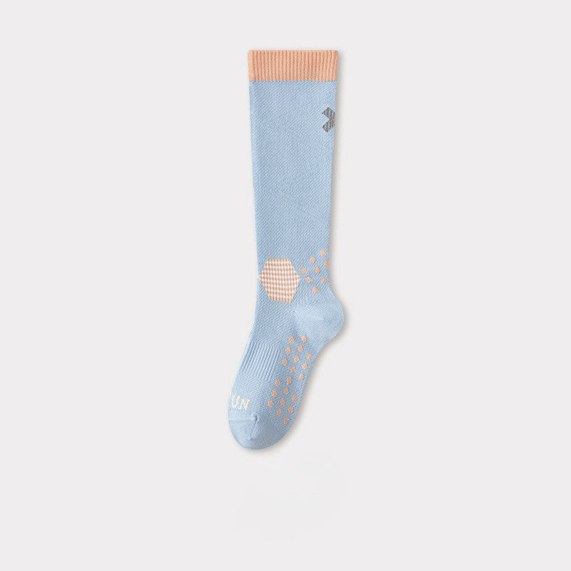 Sports Striped Number Quick Dry Cycling Socks