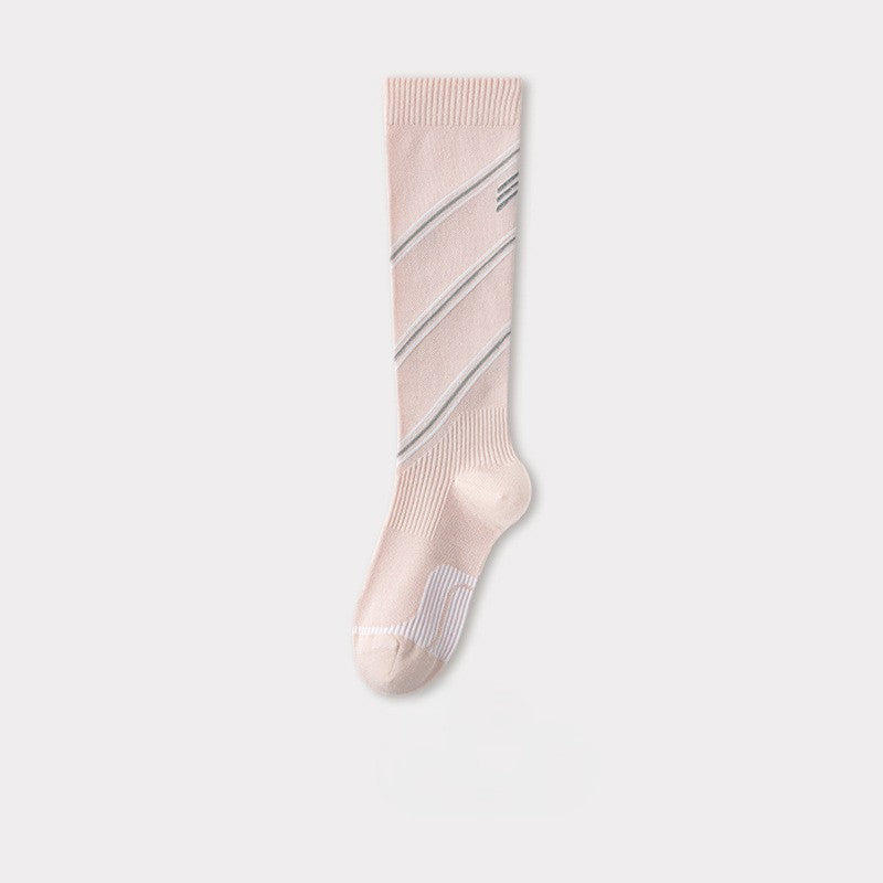 Sports Striped Number Quick Dry Cycling Socks