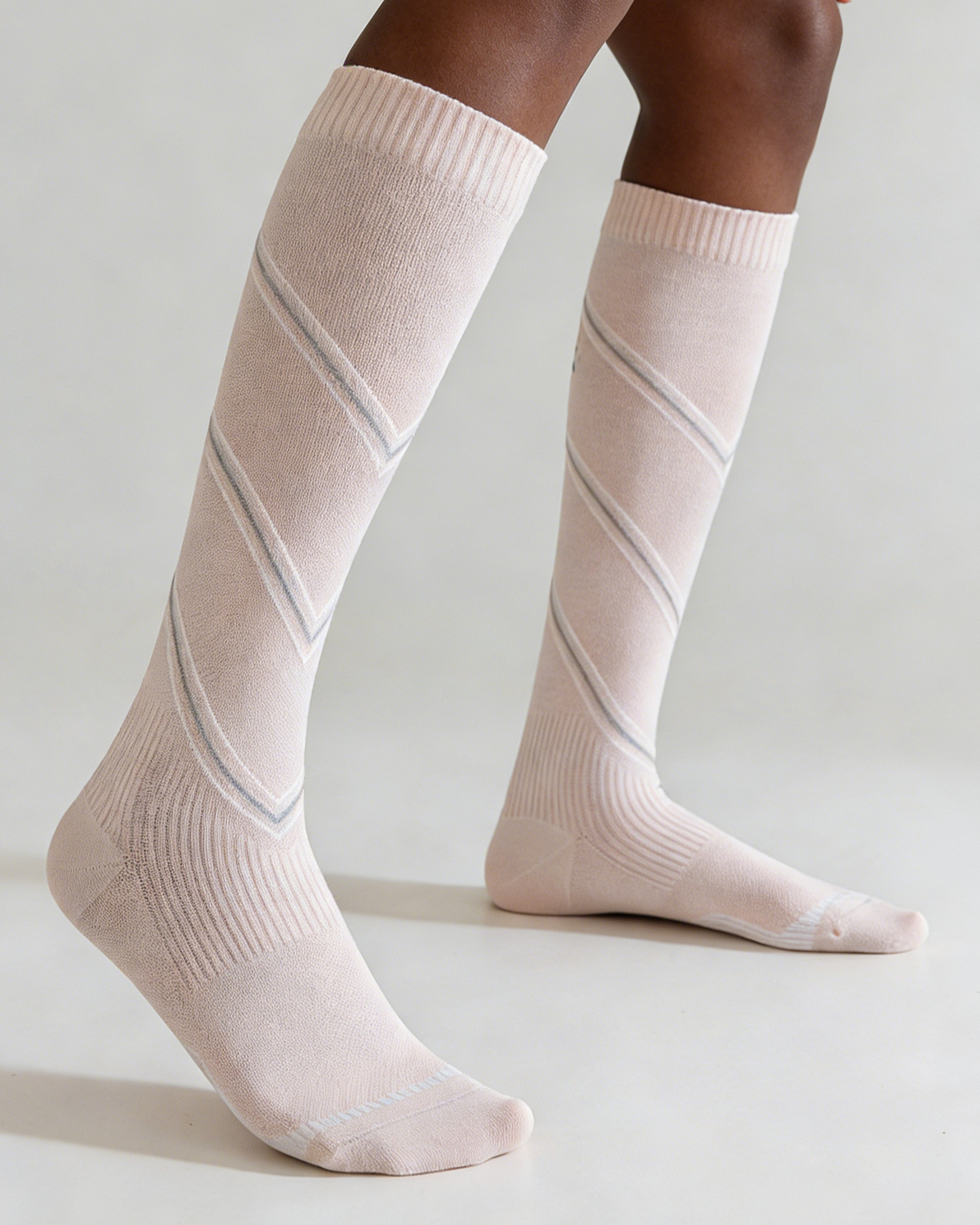 Sports Striped Number Quick Dry Cycling Socks