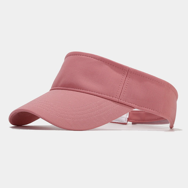 Casual Simple Solid Color Outdoor Sports Visor Hat