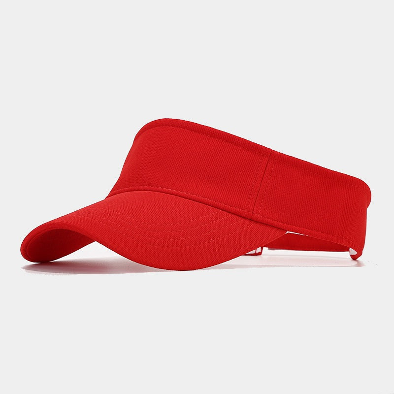 Casual Simple Solid Color Outdoor Sports Visor Hat