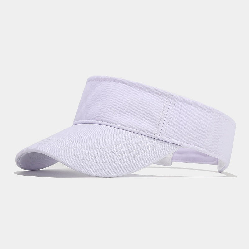 Casual Simple Solid Color Outdoor Sports Visor Hat