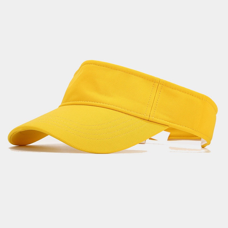Casual Simple Solid Color Outdoor Sports Visor Hat