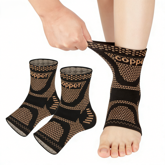 Compression Copper Infused Ankle Brace for Sports