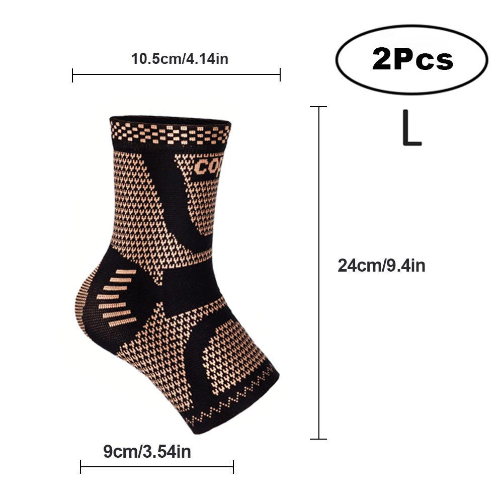 Compression Copper Infused Ankle Brace for Sports