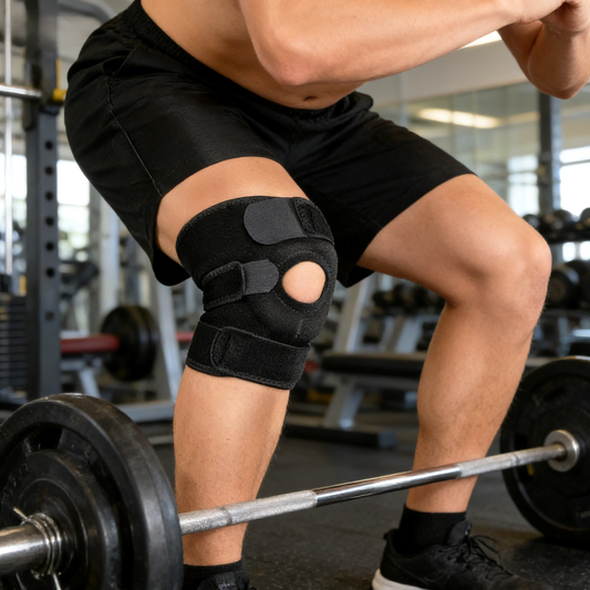 Compression Sports Knee Brace with Adjustable Straps for Sports