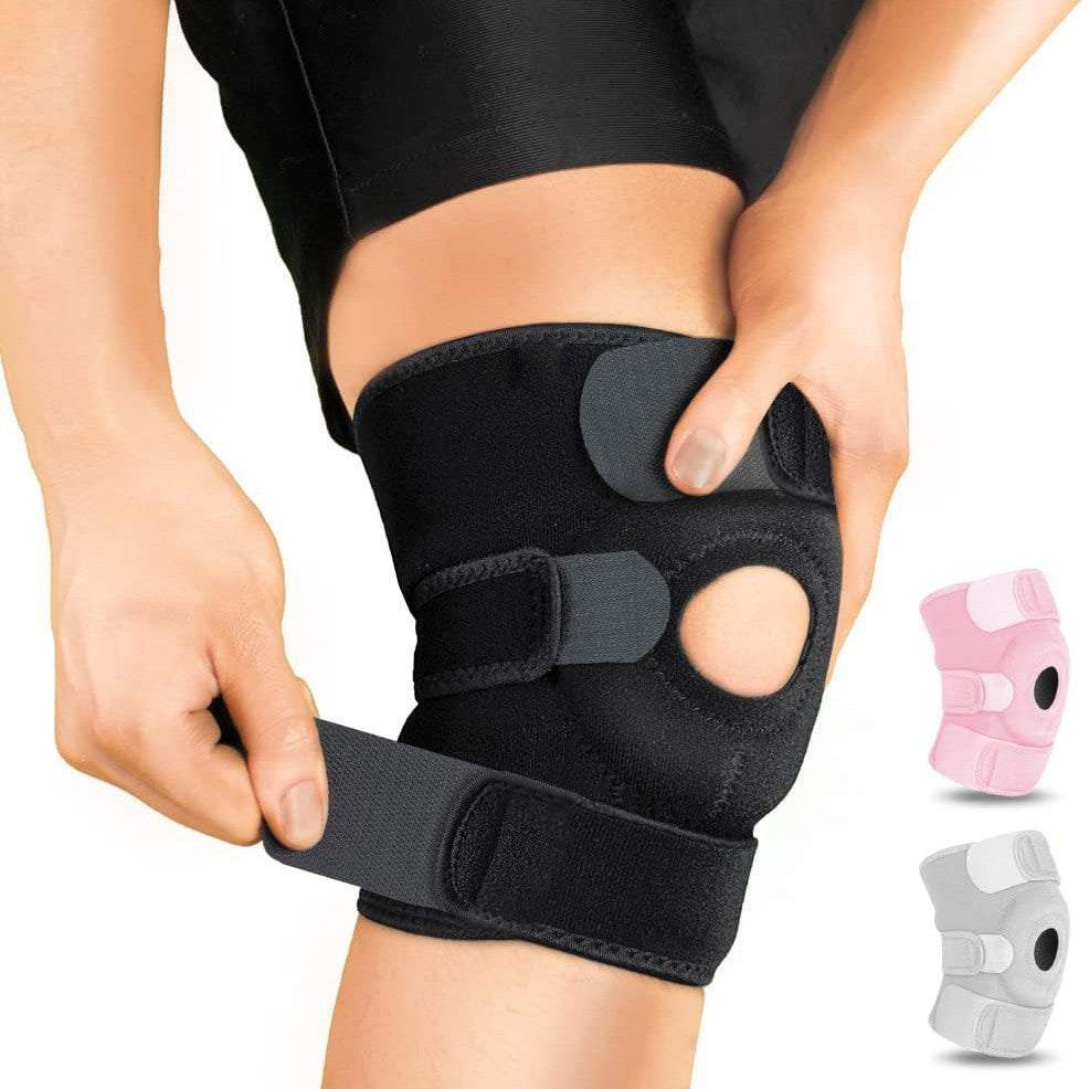 Spring Support Knee Brace – Adjustable Compression for Sports & Fitness