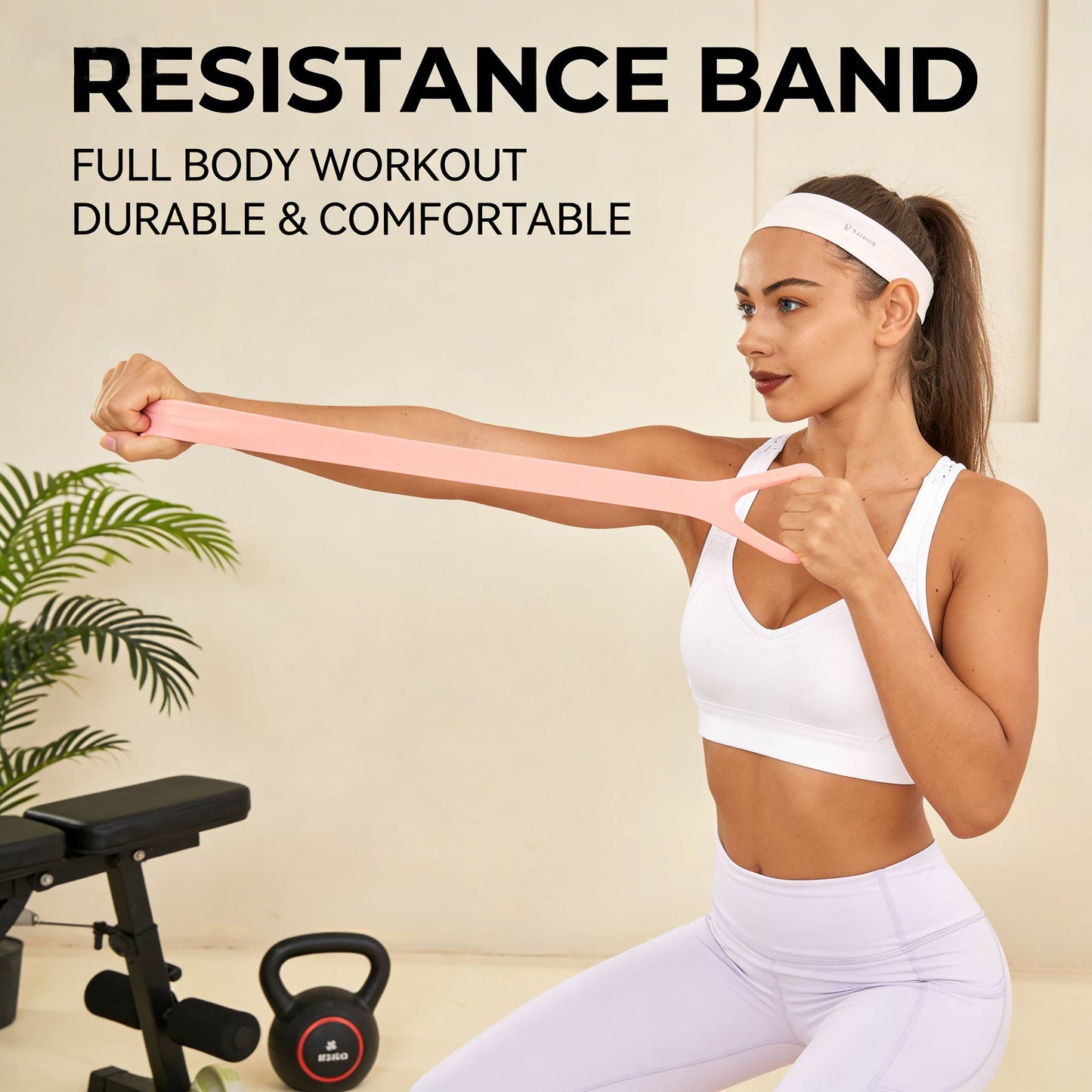 Resistance Band with Handles for Working Out