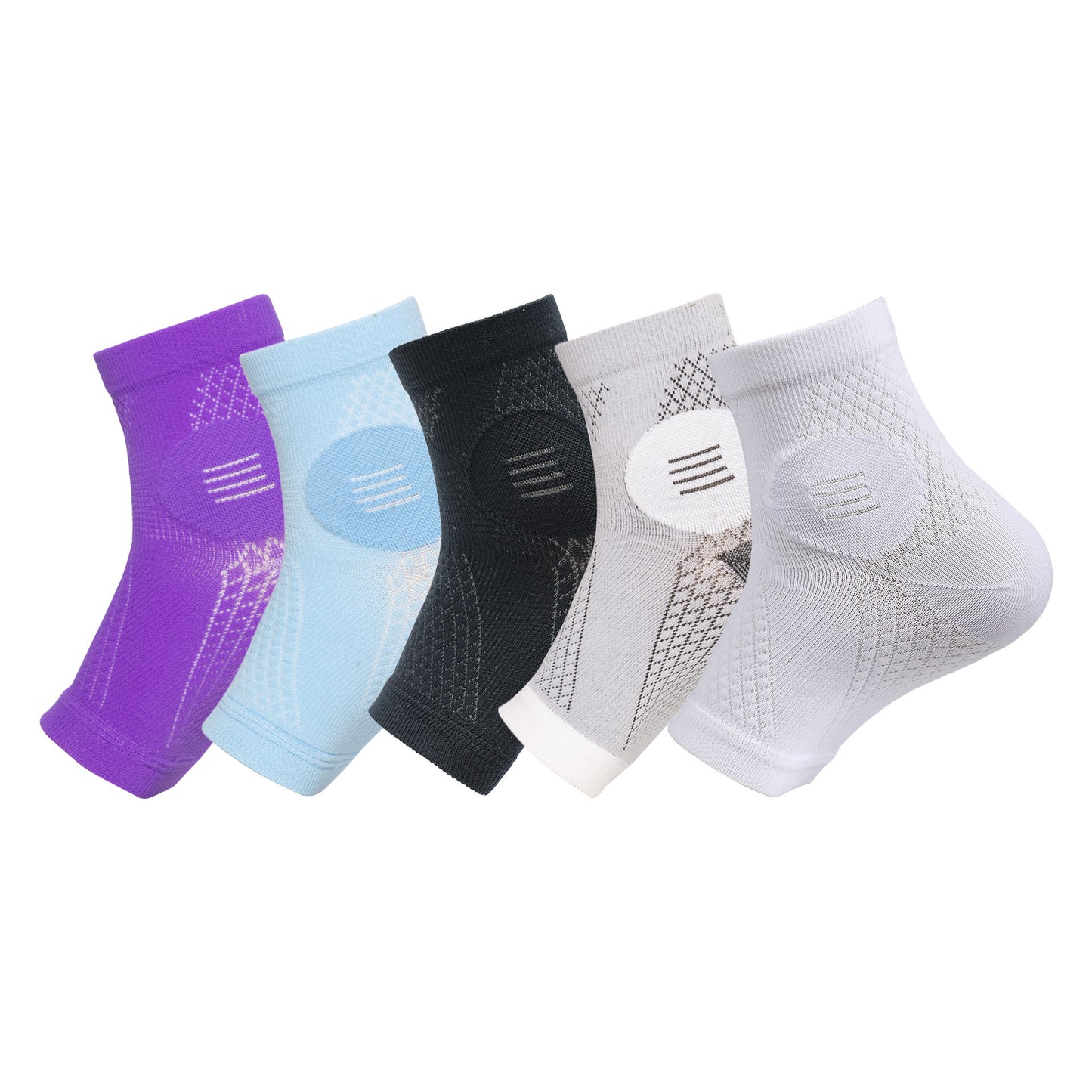 Breathable Compression Ankle Support Socks for Running & Sports