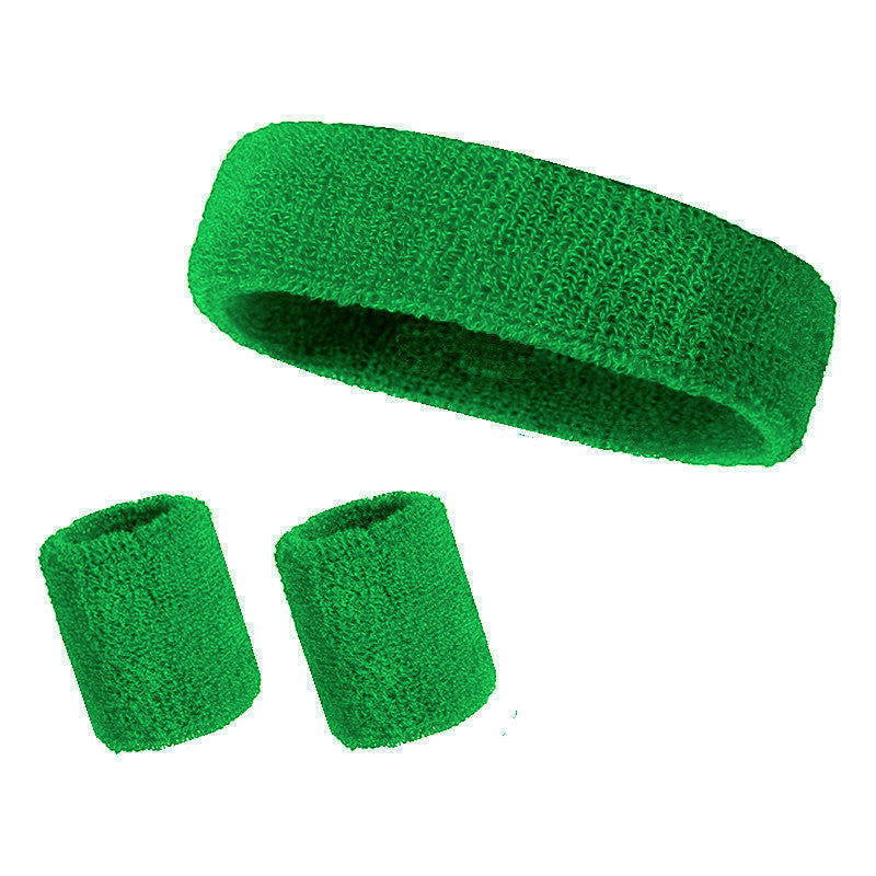 Sports 3-in-1 Sweat Set – Head Wrist Bands for Workout