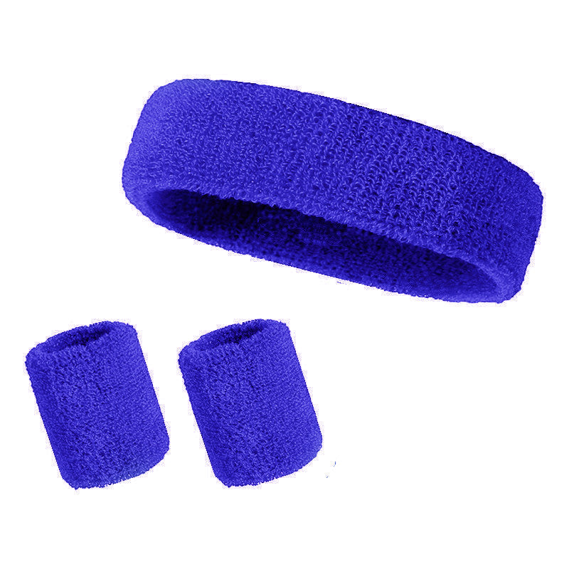 Sports 3-in-1 Sweat Set – Head Wrist Bands for Workout