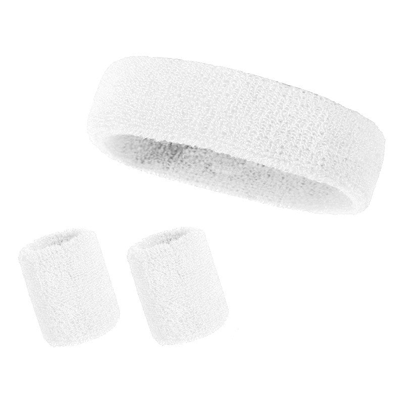 Sports 3-in-1 Sweat Set – Head Wrist Bands for Workout