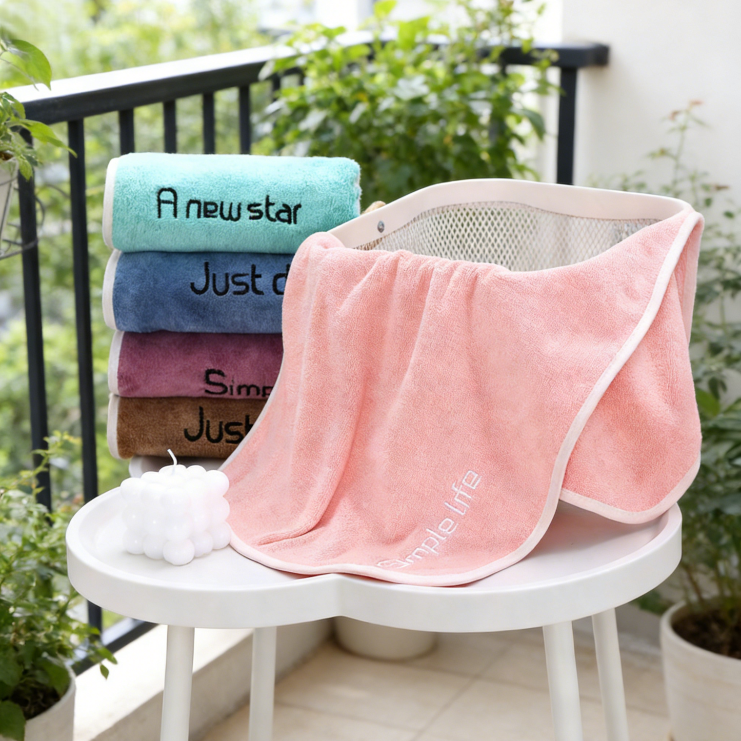 Soft Absorbent Sports Microfiber Gym Towels for Workout