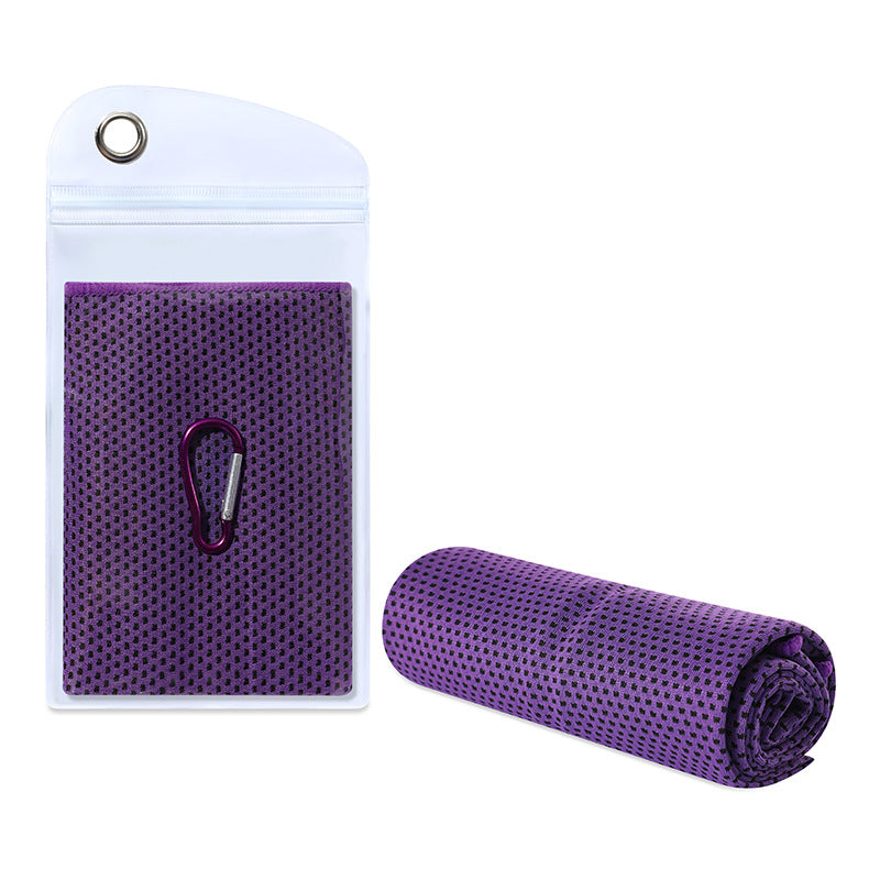 Quick Dry Cooling Towel for Hiking & Gym with Hiking bag