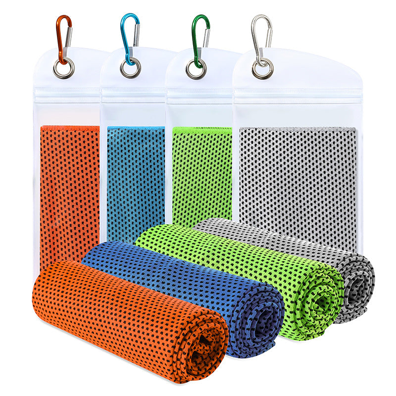 Quick Dry Cooling Towel for Hiking & Gym with Hiking bag