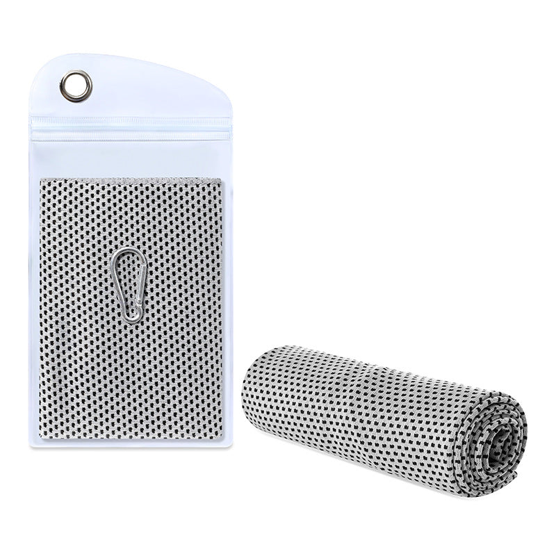Quick Dry Cooling Towel for Hiking & Gym with Hiking bag