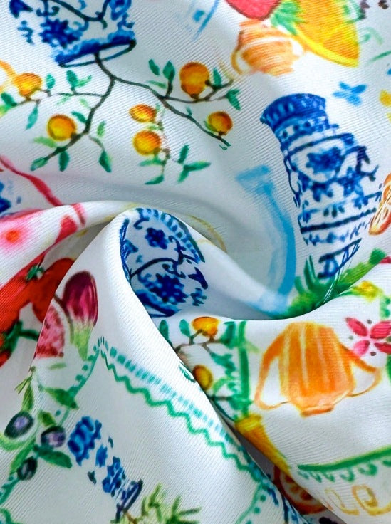 Breeze Hawaiian vacation Floral Pattern Bandeau Bikini Top surf set